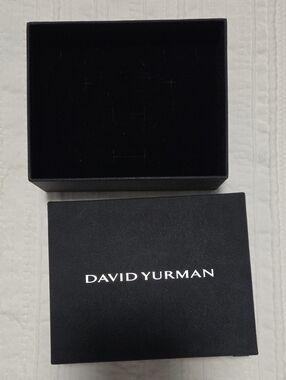 David Yurman Black and White Logo Jewelry Box